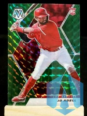 Jo Adell 2021 Panini Mosaic Green Prizm #270 Rookie RC Los Angeles Angels